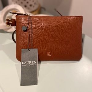 Ralph lauren logo pebbled belt bag Tan XL